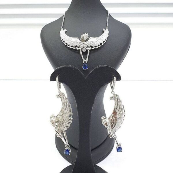 نیم ست نقره میکرو کد 16215 - تصویر 2