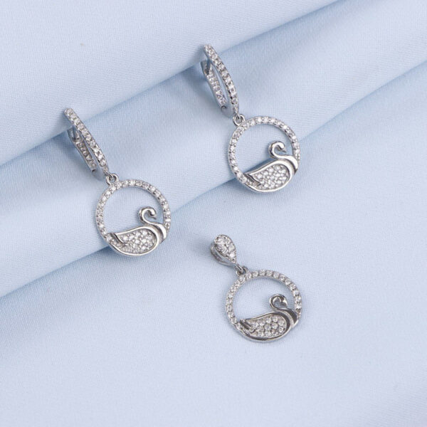 نیم ست نقره میکرو کد 16340 - تصویر 2