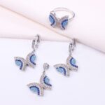 نیم ست نقره میکرو رنگی کد 16072