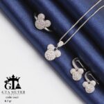 نیم ست نقره میکرو کد 16631 - Image 4