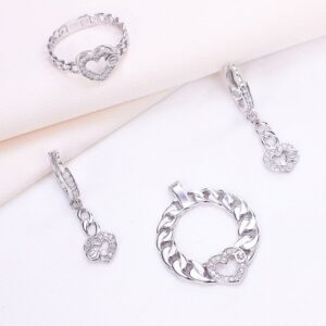 نیم ست نقره میکرو کد 16240