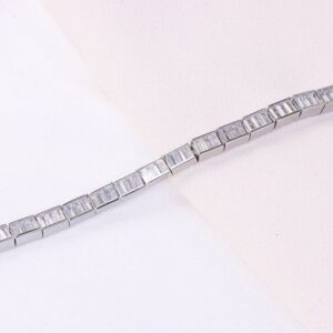 دستبند نقره میکرو کد 22054