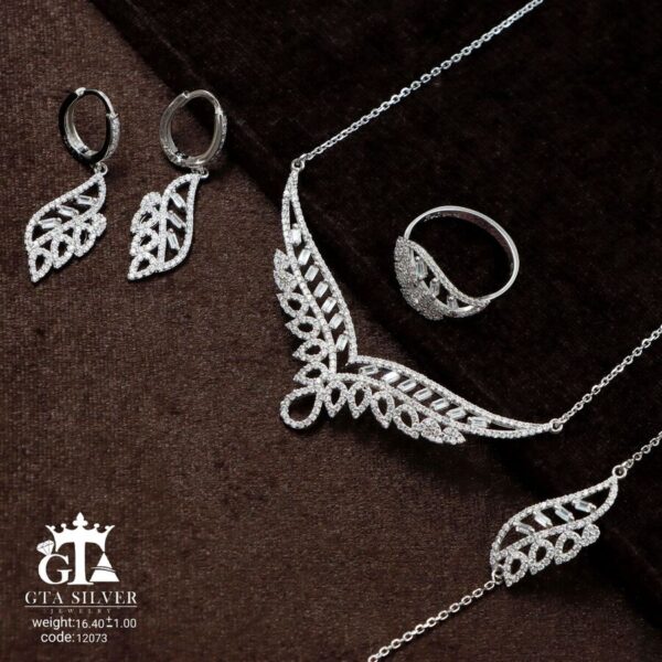 سرویس نقره میکرو زنجیری کد 12073 - Image 3