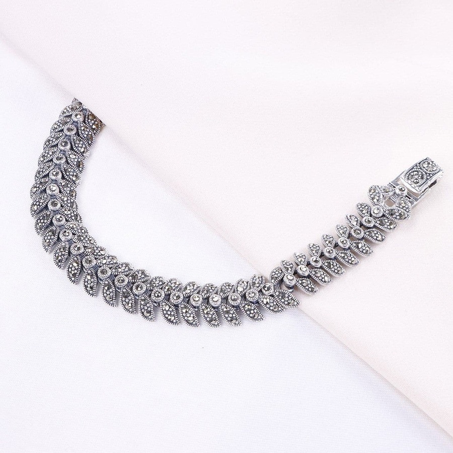 0560bb50-ffa2-4c9f-8509-2e207f378873.jpg دستبند نقره مارگازیت کد 37013 - تصویر 1