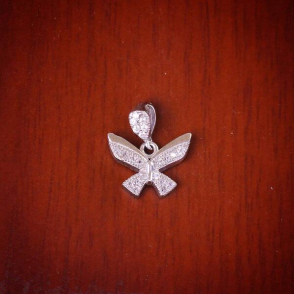 مدال نقره میکرو پروانه کد 21368 - Image 2