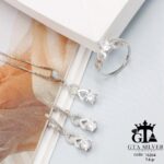 نیم ست نقره میکرو کد 16264 - تصویر 4