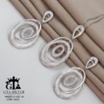 نیم ست نقره میکرو کد 16624 - تصویر 3