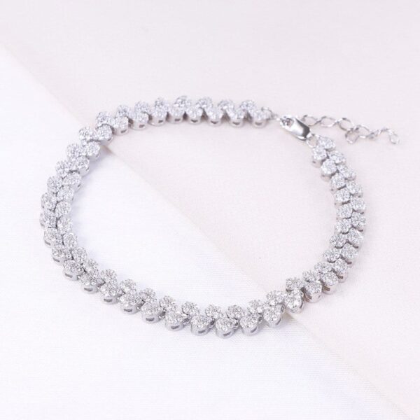 دستبند نقره میکرو کد 22061 - Image 2