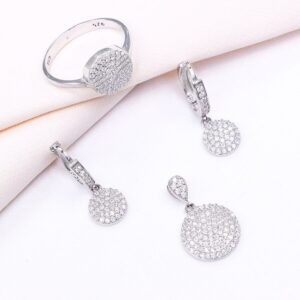 نیم ست نقره میکرو کد 16285