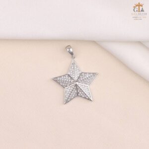 مدال نقره زنانه ستاره میکرو کد 21950