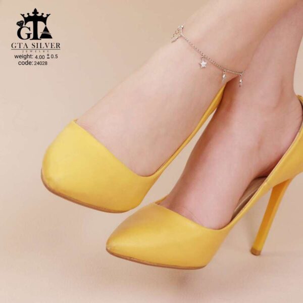 پابند نقره سوپرمیکرو طرح ستاره کد 25028 - تصویر 2