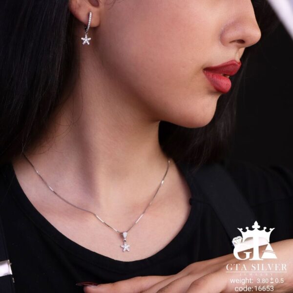 نیم ست نقره میکرو کد 16653 - تصویر 2