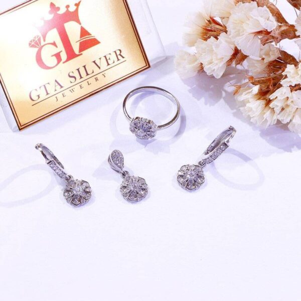 نیم ست نقره میکرو کد 16248 - Image 2