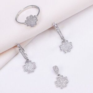 نیم ست نقره میکرو کد 16101