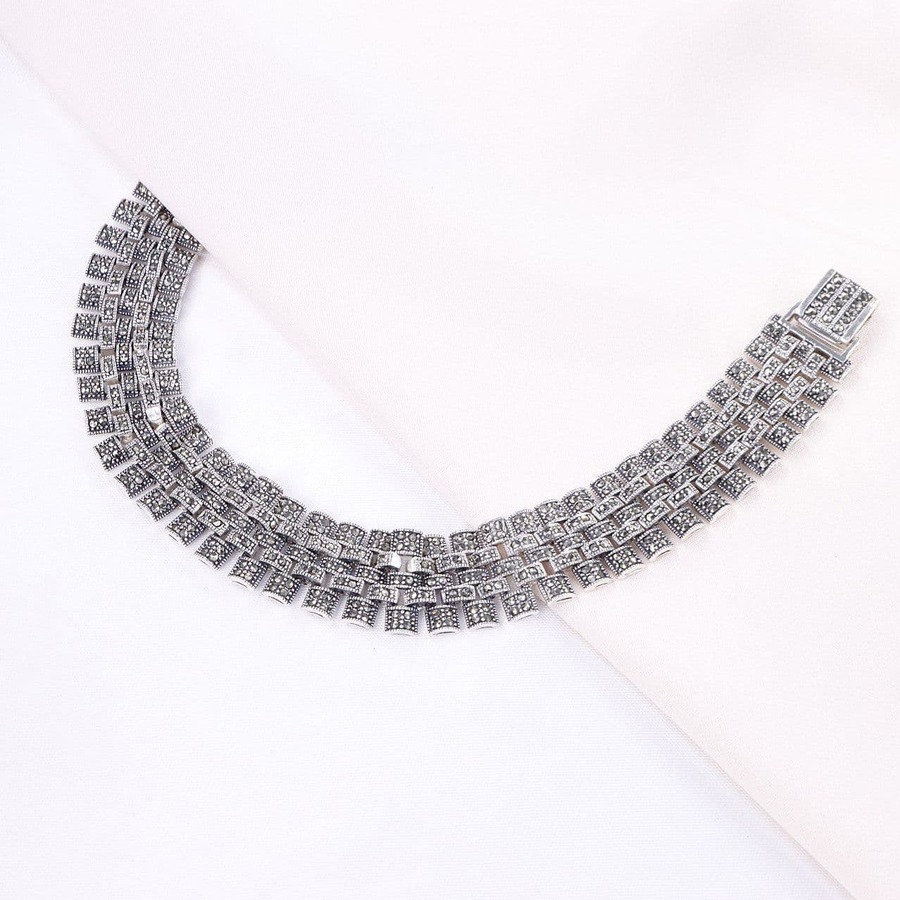 09e89d0d-28bf-4b01-bd93-f0979d31aeff.jpg دستبند نقره مارگازیت کد 37018 - تصویر 1