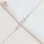 دستبند نقره زنانه میکرو طرح بی‌نهایت کد 22139