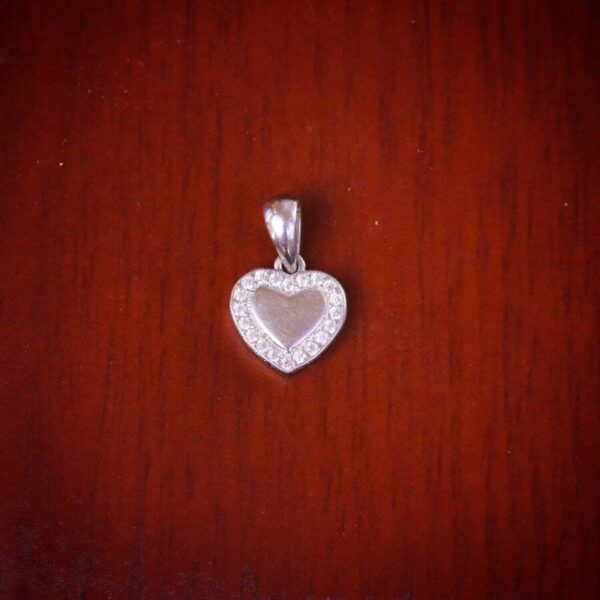 مدال نقره میکرو قلبی کد 21359 - تصویر 3