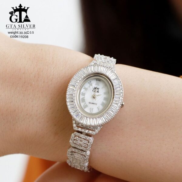 ساعت نقره GTA طرح امرالدکات کد 19208 - Image 4