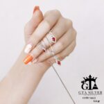 نیم ست نقره میکرو کد 16633 - تصویر 4