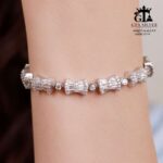 دستبند نقره میکرو کد 22144 - تصویر 3