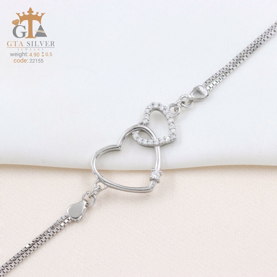 0f26571d-a7ba-4cb8-9c1e-62003f7af3fd.jpg دستبند نقره میکرو کد 22155 - Image 1