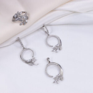 نیم ست نقره میکرو کد 16347