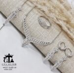 سرویس نقره میکرو زنجیری کد 12091 - تصویر 3