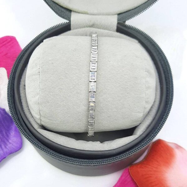 دستبند نقره میکرو کد 22054 - Image 2