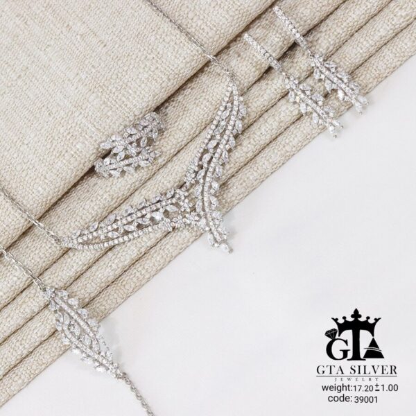 سرویس نقره سوپر میکرو زنجیری کد 39001 - تصویر 3