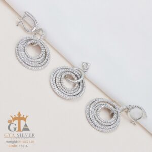 نیم ست نقره میکرو کد 16616