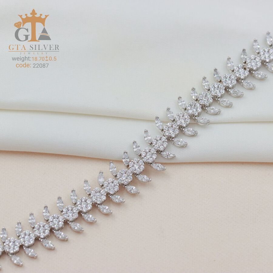 119cedef-dafc-43a9-9def-fc1a3af58c9e.jpg دستبند نقره میکرو کد 22087 - Image 1