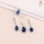 نیم ست نقره کد 16681