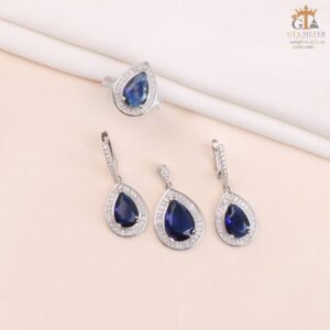 نیم ست نقره کد 16681