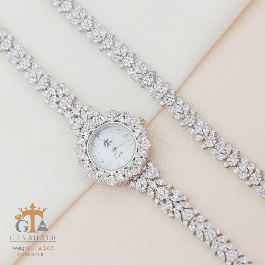 11fdb32b-b72b-4598-8f30-1a143c1196f6.jpg ست ساعت و دستبند نقره GTA کد 37005 - تصویر 1