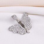 مدال نقره میکرو پروانه کد 21393