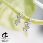 گوشواره نقره میخی میکرو کد 25021 - تصویر 4