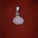 مدال نقره میکرو طرح انار کد 21402 - Image 3