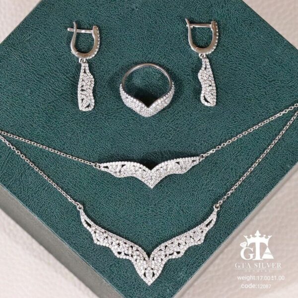 سرویس نقره میکرو زنجیری کد 12087 - Image 2