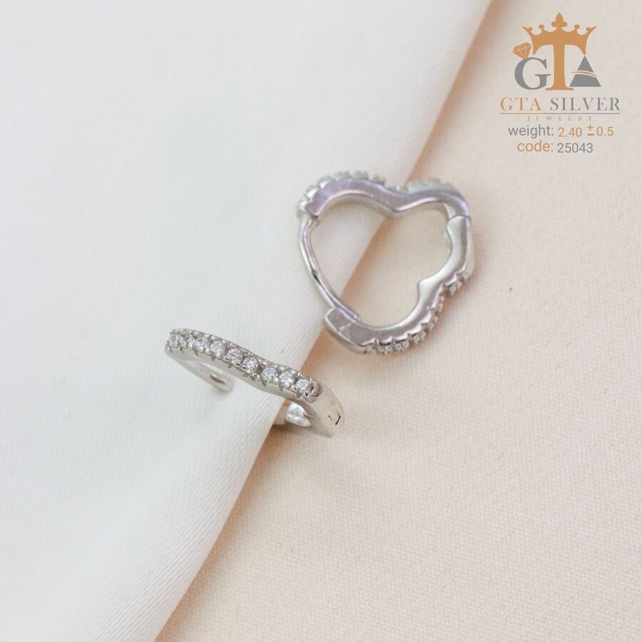 14427263-7eb2-4615-bc81-bf5fc1560a5e.jpg گوشواره نقره میخی میکرو کد 25043 - Image 1