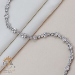 دستبند نقره میکرو کد 22072