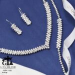 سرویس نقره تراش بدون نگین کد 14002 - تصویر 3