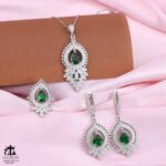 نیم ست نقره کد 16683 - Image 3