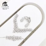 سرویس نقره زنانه طرح برگ زیتون مدل میکرو زنجیری کد 12149 - تصویر 3