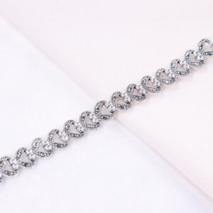 دستبند نقره مارگازیت کد 37010