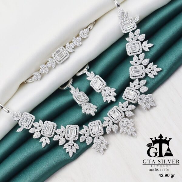 سرویس نقره مارسا طرح امرالدکات کد 11191 - Image 3