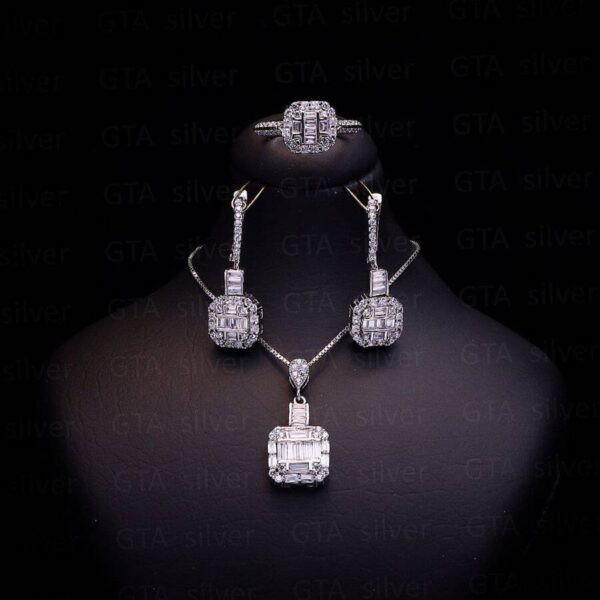 نیم ست نقره میکرو کد 16087 - Image 2