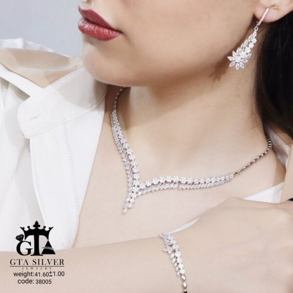 سرویس نقره طرح جواهر سوپر میکرو کد 38005 - Image 2