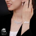 سرویس نقره میکرو زنجیری طرح امرالدکات کد 12140 - Image 2