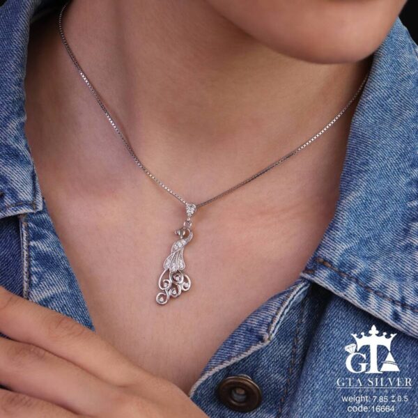 نیم ست نقره کد 116664 - Image 4