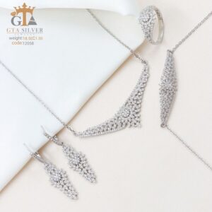 سرویس نقره میکرو زنجیری کد 12058